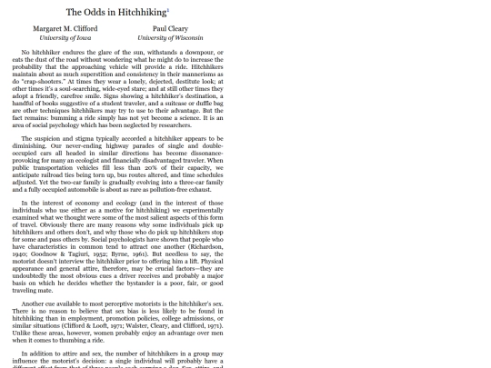 www/clifford-cleary/the-odds-in-hitchhiking screenshot