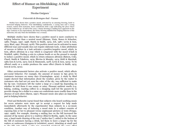 www/gueguen/effect-of-humor-on-hitchhiking screenshot