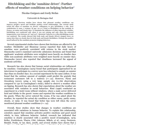 www/gueguen/hitchhiking-and-the-sunshine-driver-further-effects-of-weather-conditions-on-helping-behavior screenshot