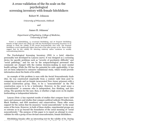 www/johnson-johnson/cross-validation-of-sn-scale-on-psychological-screening-inventory-with-female-hitchhikers screenshot