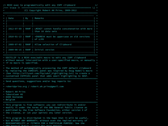zOS/editclip.exec screenshot