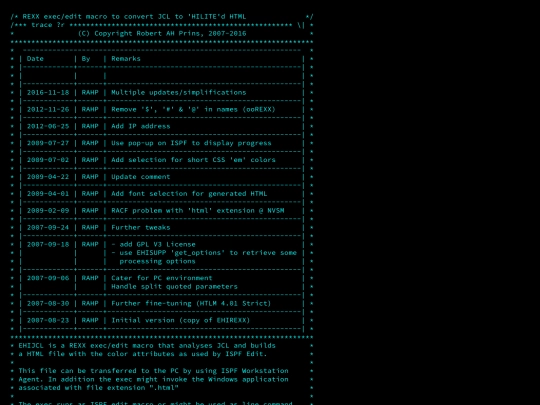 zOS/ehijcl.exec screenshot