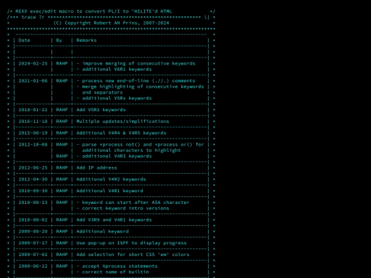 zOS/ehipli.exec screenshot