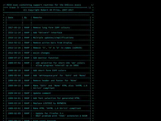zOS/ehisupp.exec screenshot