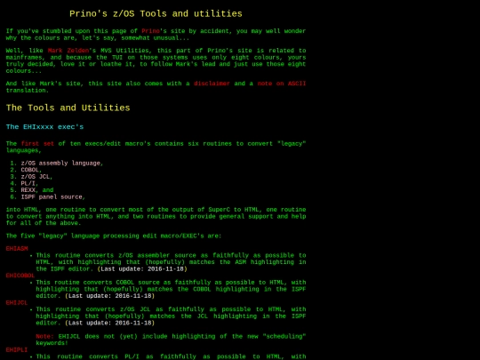 zOS/zOS-Tools screenshot