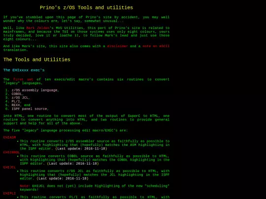 zOS/zOSTools screenshot