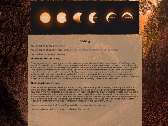 writing screenshot