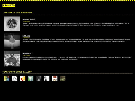 archives screenshot