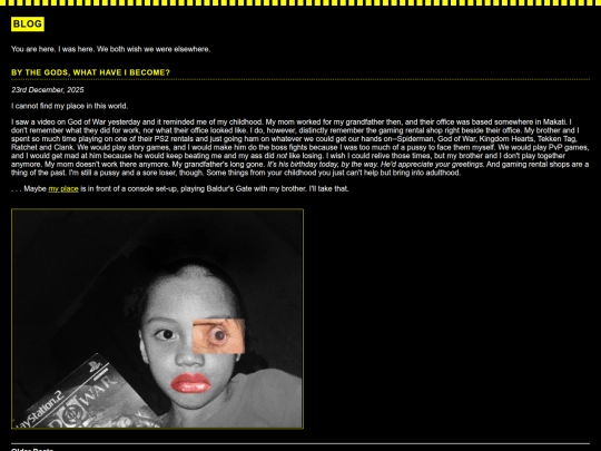 blog screenshot