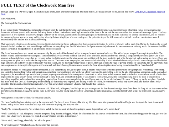 clockworkmanodle screenshot
