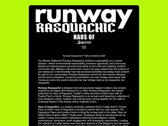 RunwayRasquachic/about screenshot