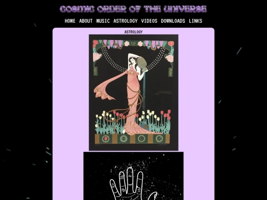 cosmicorder/astrology screenshot