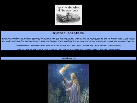 pages/paganism/wheel/wintersolstice screenshot