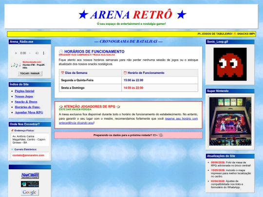 horarios screenshot