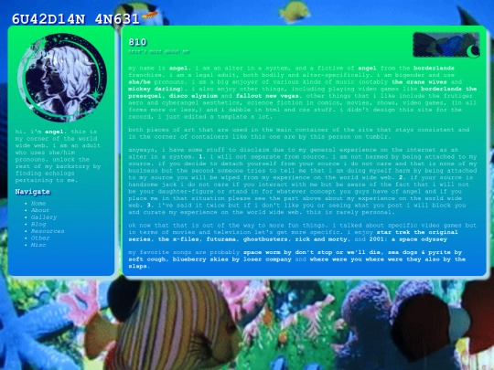 angel/angelbiography screenshot