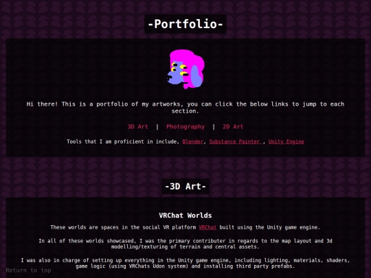 portfolio screenshot