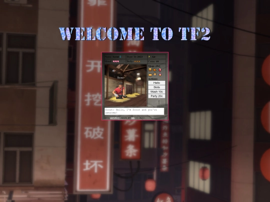 tf2page screenshot