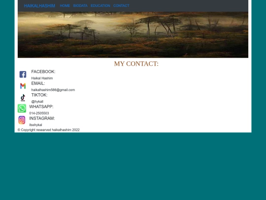 contact screenshot