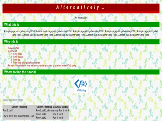 index screenshot