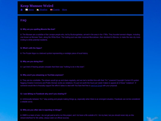 faq screenshot