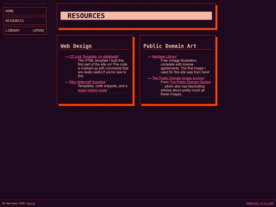 resources screenshot