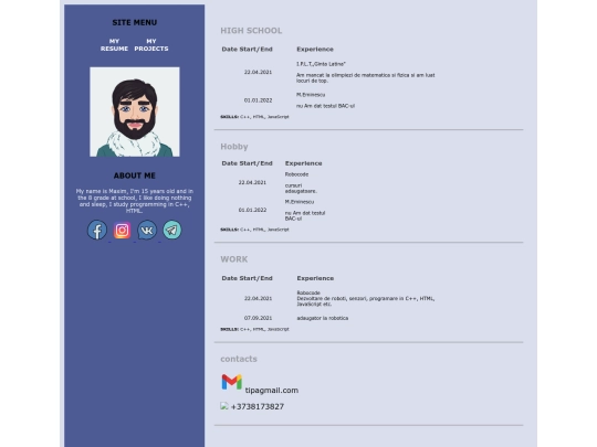 index screenshot