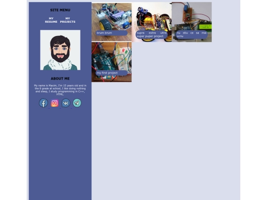 projects screenshot