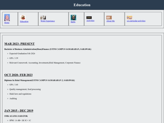 education screenshot