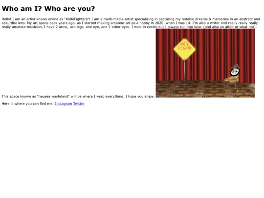 aboutme screenshot