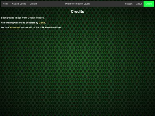 credits screenshot