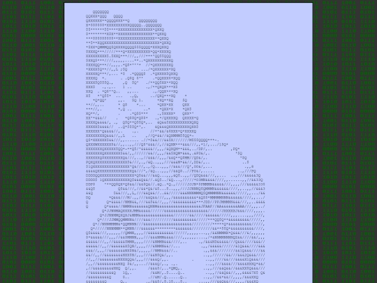 ascii screenshot