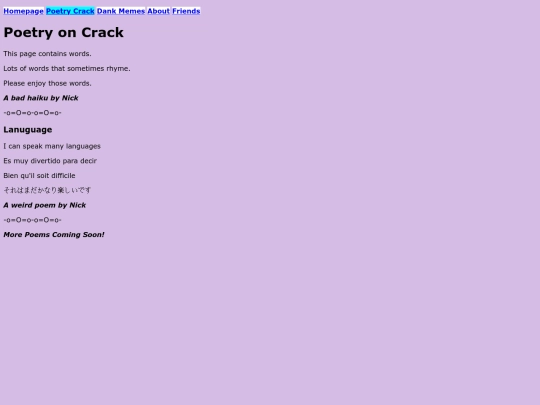 poems screenshot