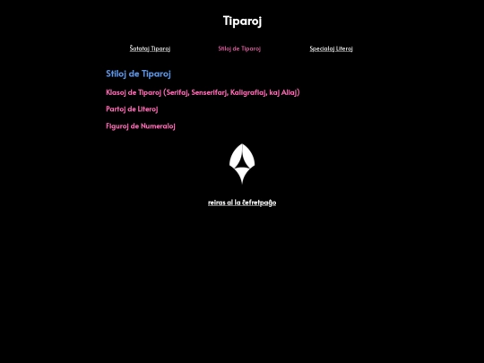 tiparoj-stiloj screenshot