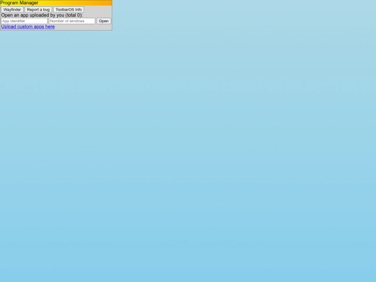 projects/@toolbaros/#v1 screenshot