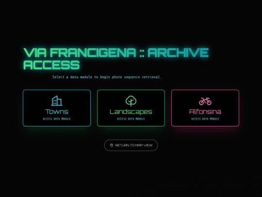 Trailsph/francigena/Francigena screenshot