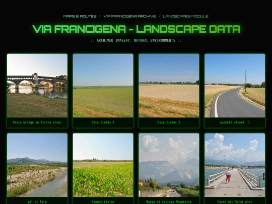 Trailsph/francigena/paesaggi screenshot