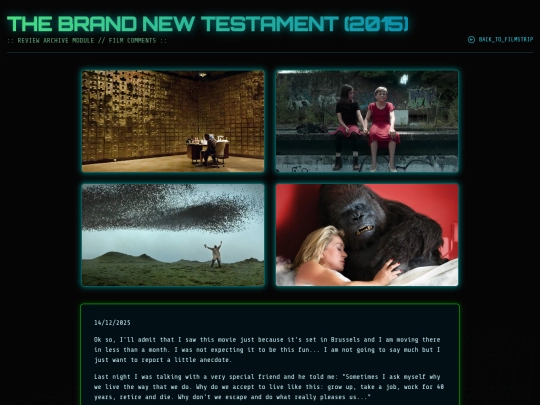 movie reviews html/bruxelles screenshot