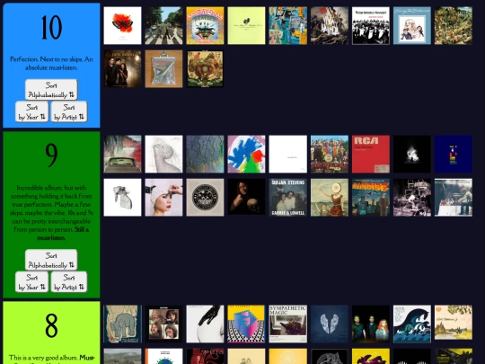 albums screenshot