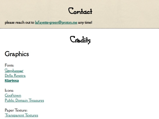 credits screenshot