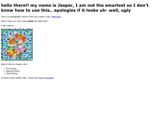 index screenshot