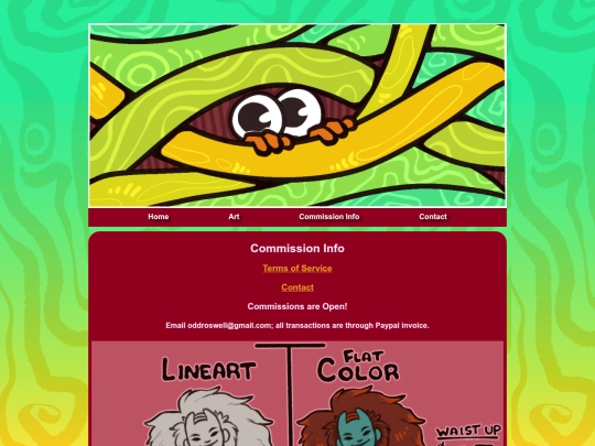 commissions screenshot