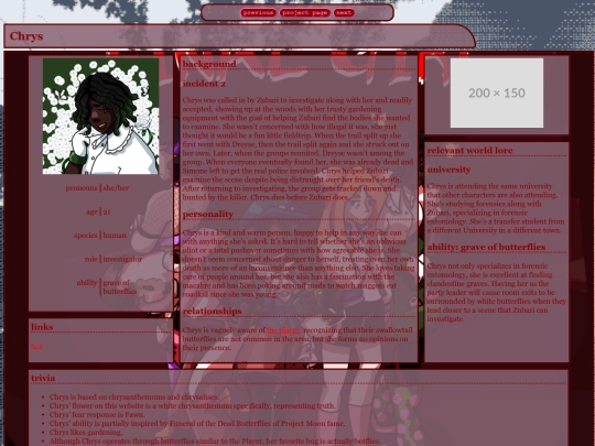 finalgirlpages/chryspage screenshot