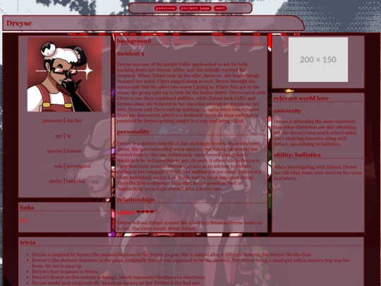 finalgirlpages/dreysepage screenshot