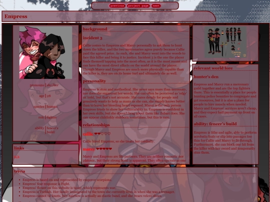finalgirlpages/empresspage screenshot