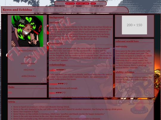 finalgirlpages/kerespage screenshot