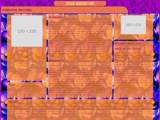 psychopomppages/alphonsepage screenshot
