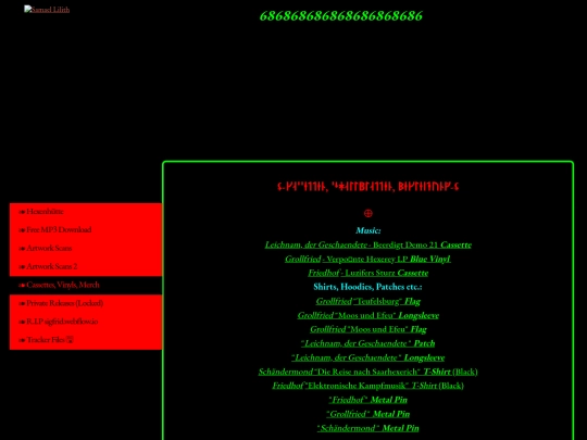 sigfrid.ovh/cassettes_vinyls_merch screenshot