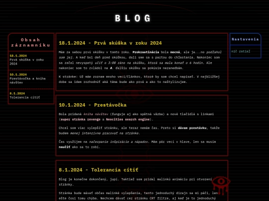 blog screenshot