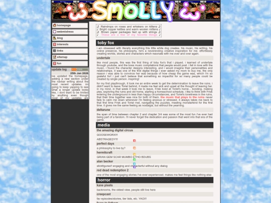 interests screenshot