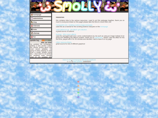 links screenshot
